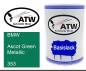 Preview: BMW, Ascot Green Metallic, 353: 500ml Lackdose, von ATW Autoteile West.